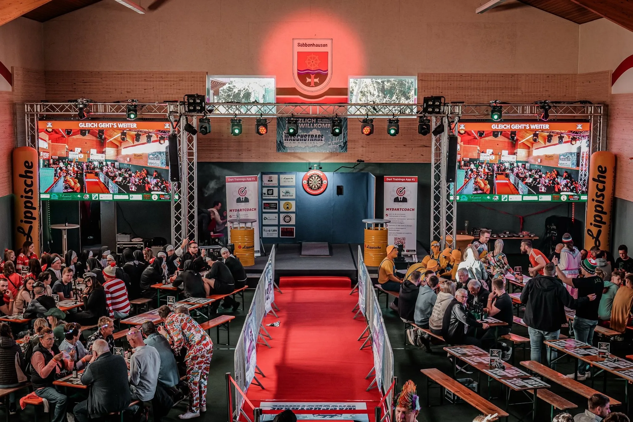 Volle Halle bei einer früheren Ausgabe des Samsener Storchen Cup