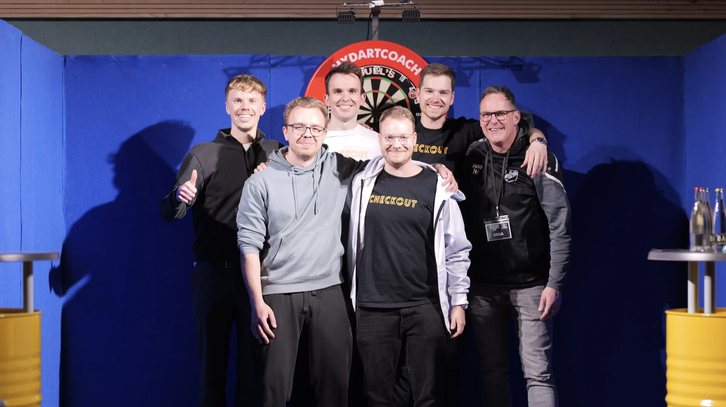 Gruppenfoto beim Podcast