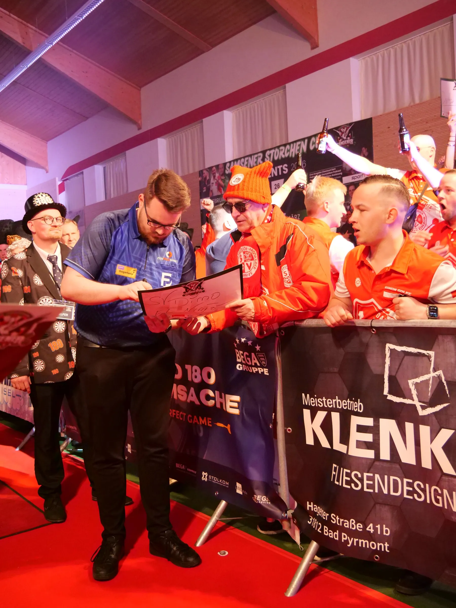 Autogramme am roten Teppich